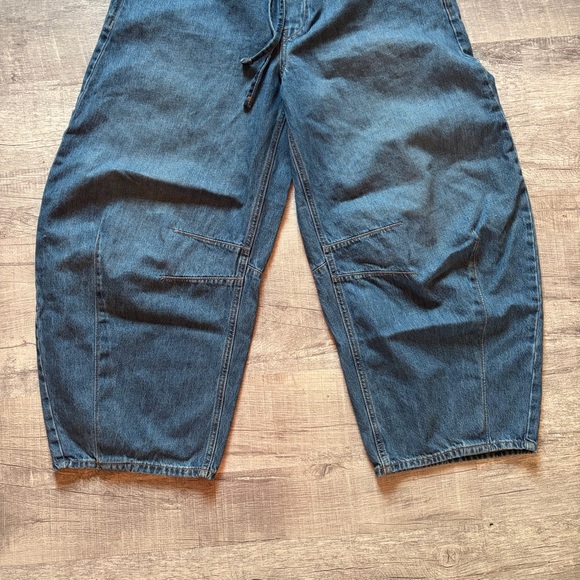 Barrel Drawstring Jeans - Picture 2 of 3